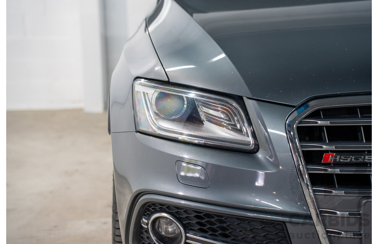 1/2015 Audi SQ5 3.0 TDI Quattro 8R MY15 5d Wagon Monsoon Grey Metallic Twin Turbo Diesel V6 3.0L