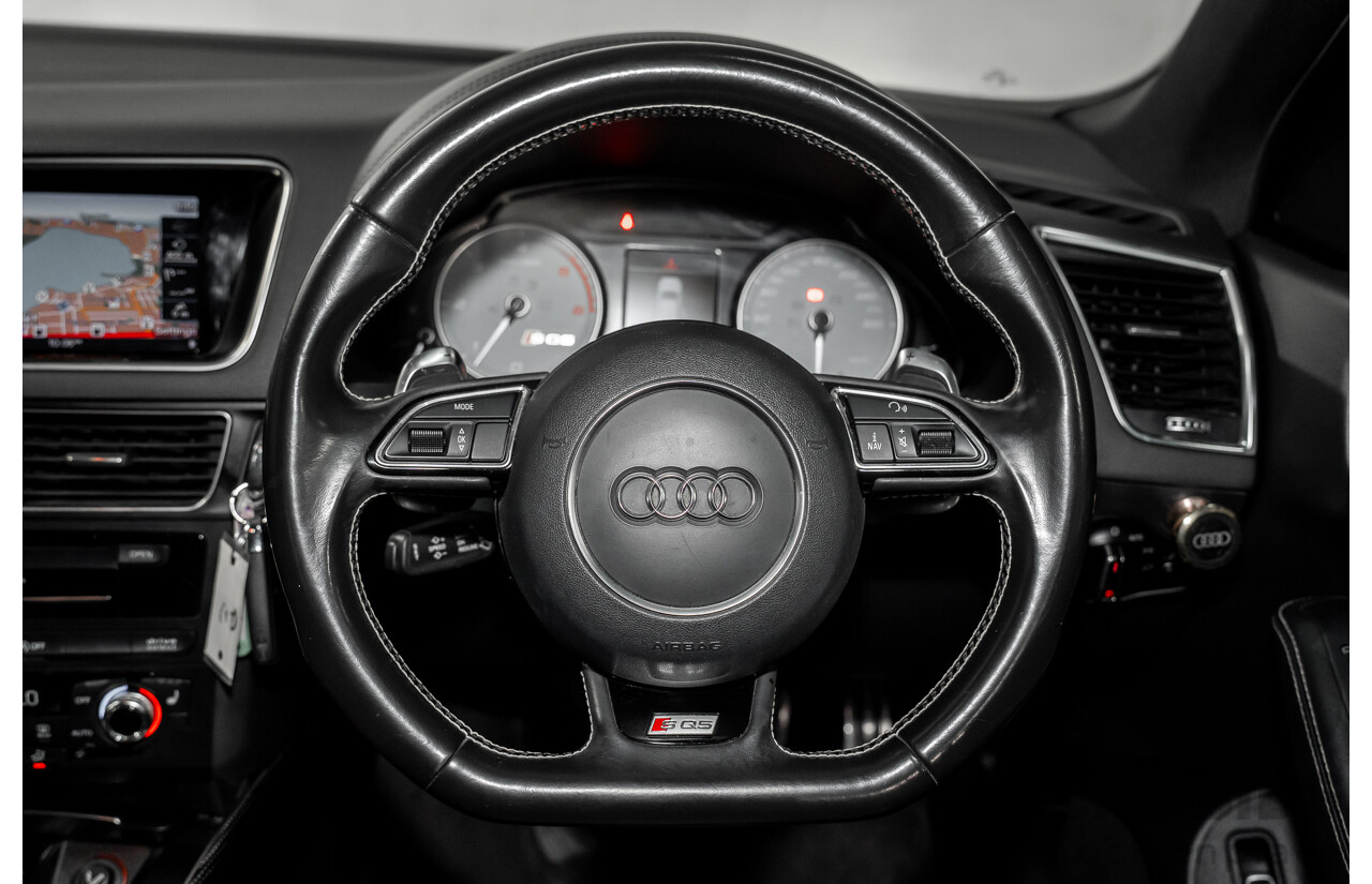 1/2015 Audi SQ5 3.0 TDI Quattro 8R MY15 5d Wagon Monsoon Grey Metallic Twin Turbo Diesel V6 3.0L