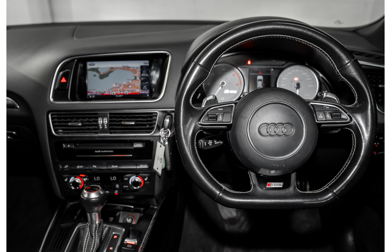 1/2015 Audi SQ5 3.0 TDI Quattro 8R MY15 5d Wagon Monsoon Grey Metallic Twin Turbo Diesel V6 3.0L