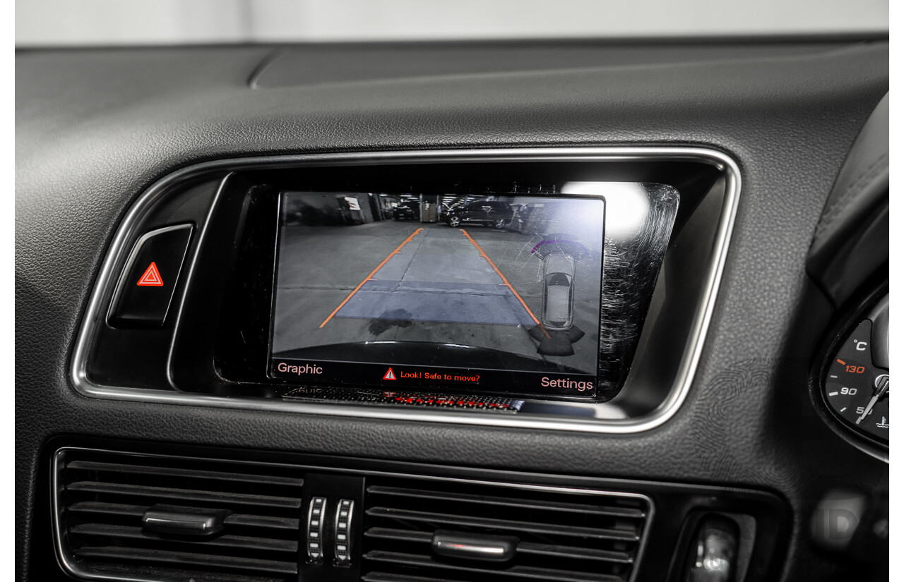 1/2015 Audi SQ5 3.0 TDI Quattro 8R MY15 5d Wagon Monsoon Grey Metallic Twin Turbo Diesel V6 3.0L