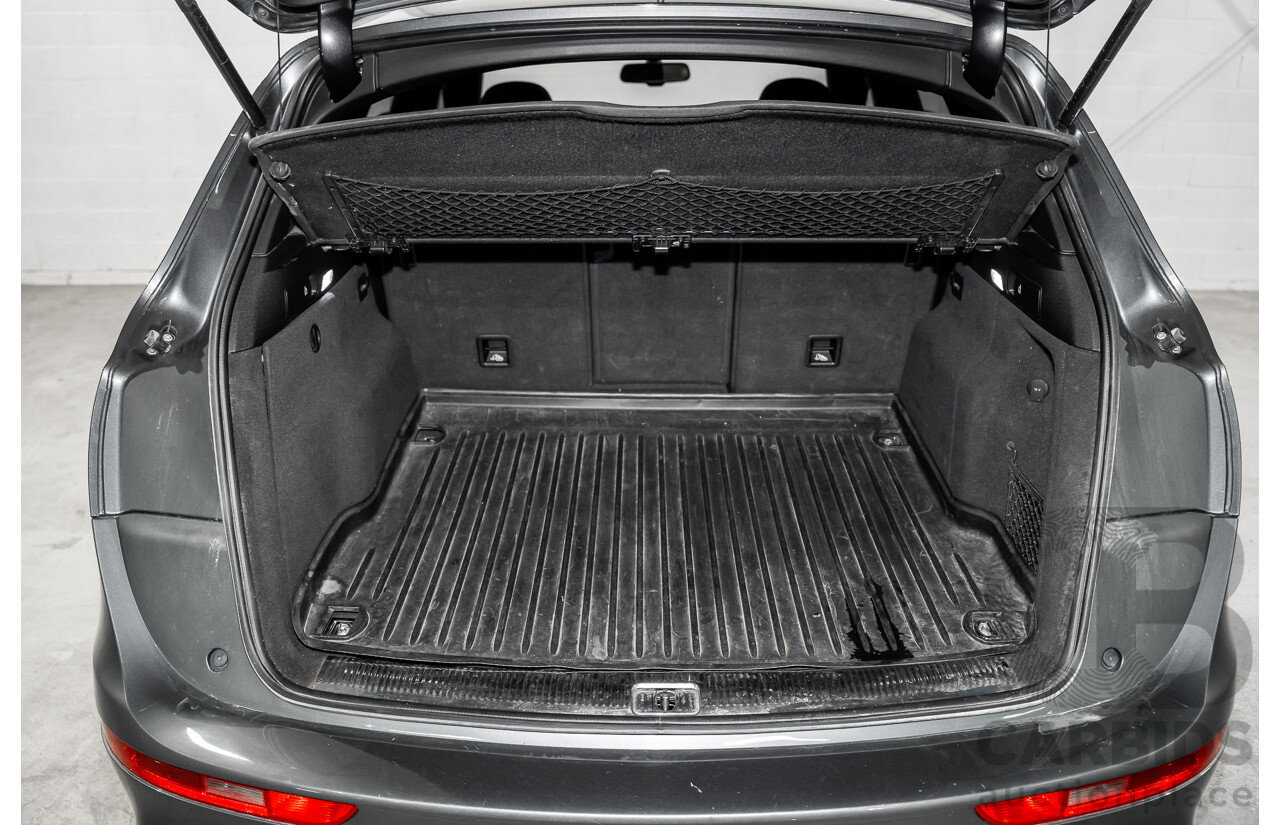 1/2015 Audi SQ5 3.0 TDI Quattro 8R MY15 5d Wagon Monsoon Grey Metallic Twin Turbo Diesel V6 3.0L