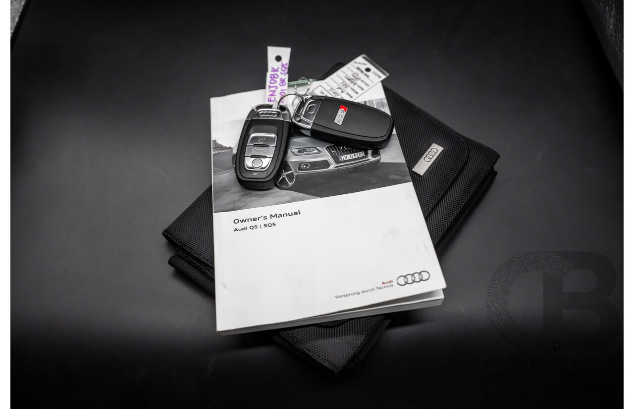 1/2015 Audi SQ5 3.0 TDI Quattro 8R MY15 5d Wagon Monsoon Grey Metallic Twin Turbo Diesel V6 3.0L