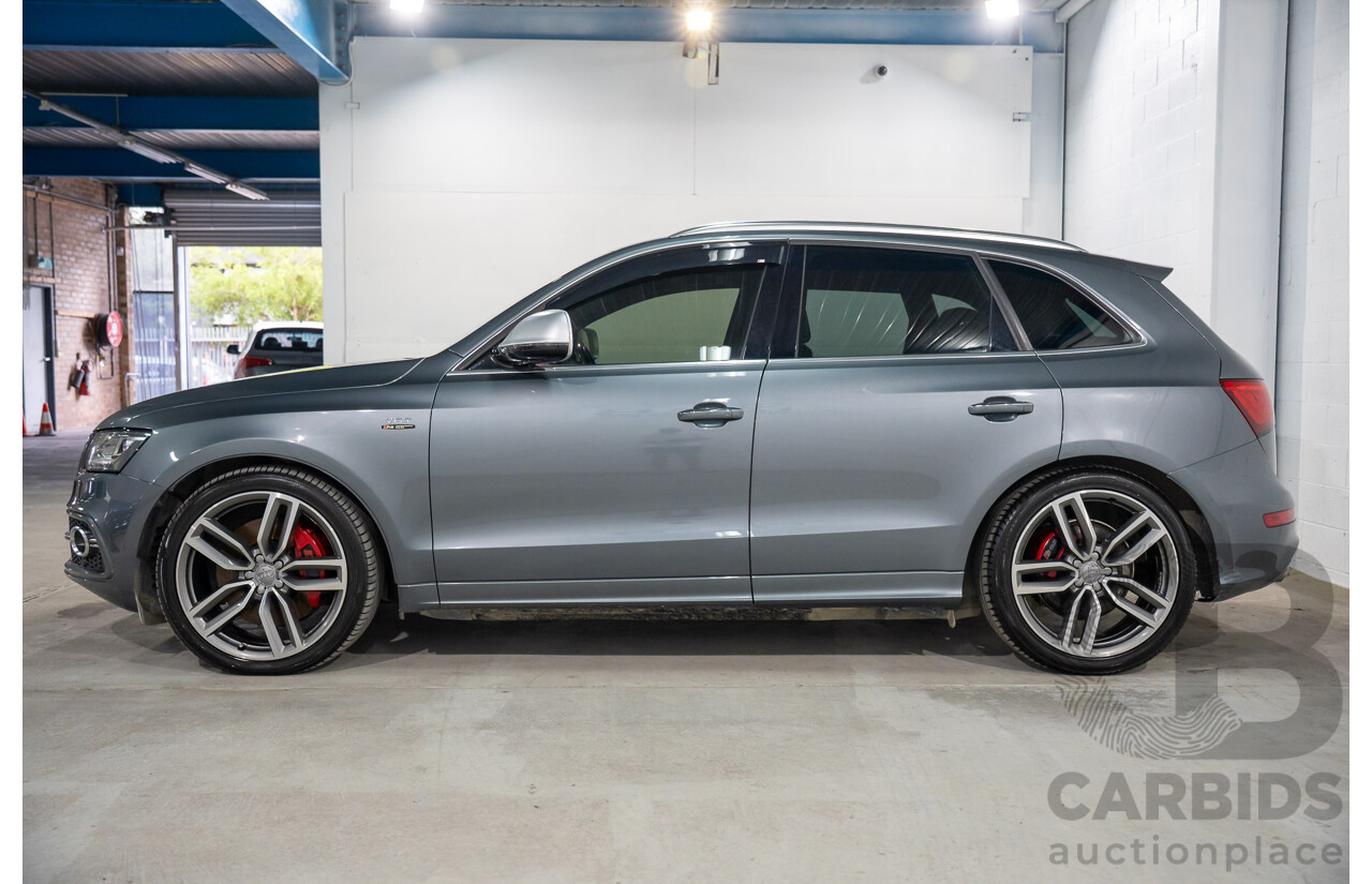 1/2015 Audi SQ5 3.0 TDI Quattro 8R MY15 5d Wagon Monsoon Grey Metallic Twin Turbo Diesel V6 3.0L