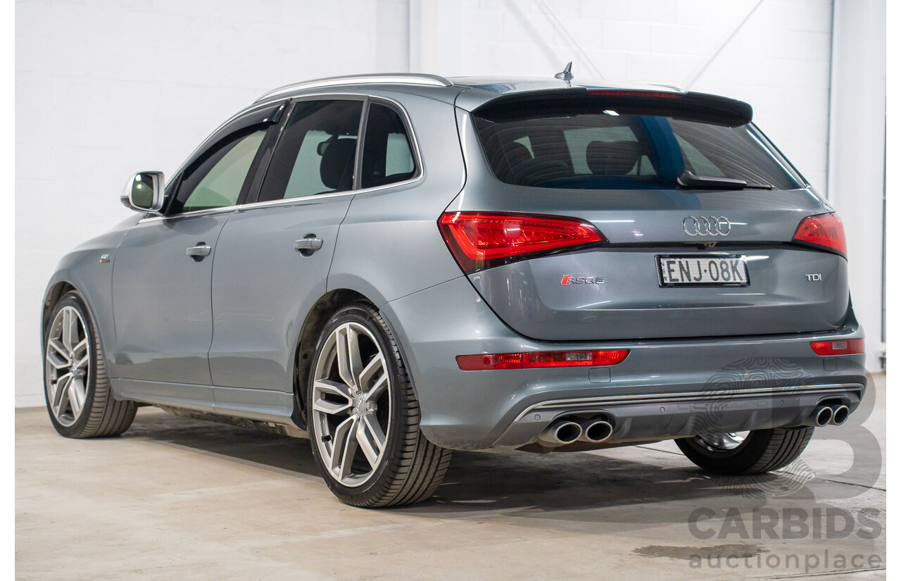 1/2015 Audi SQ5 3.0 TDI Quattro 8R MY15 5d Wagon Monsoon Grey Metallic Twin Turbo Diesel V6 3.0L
