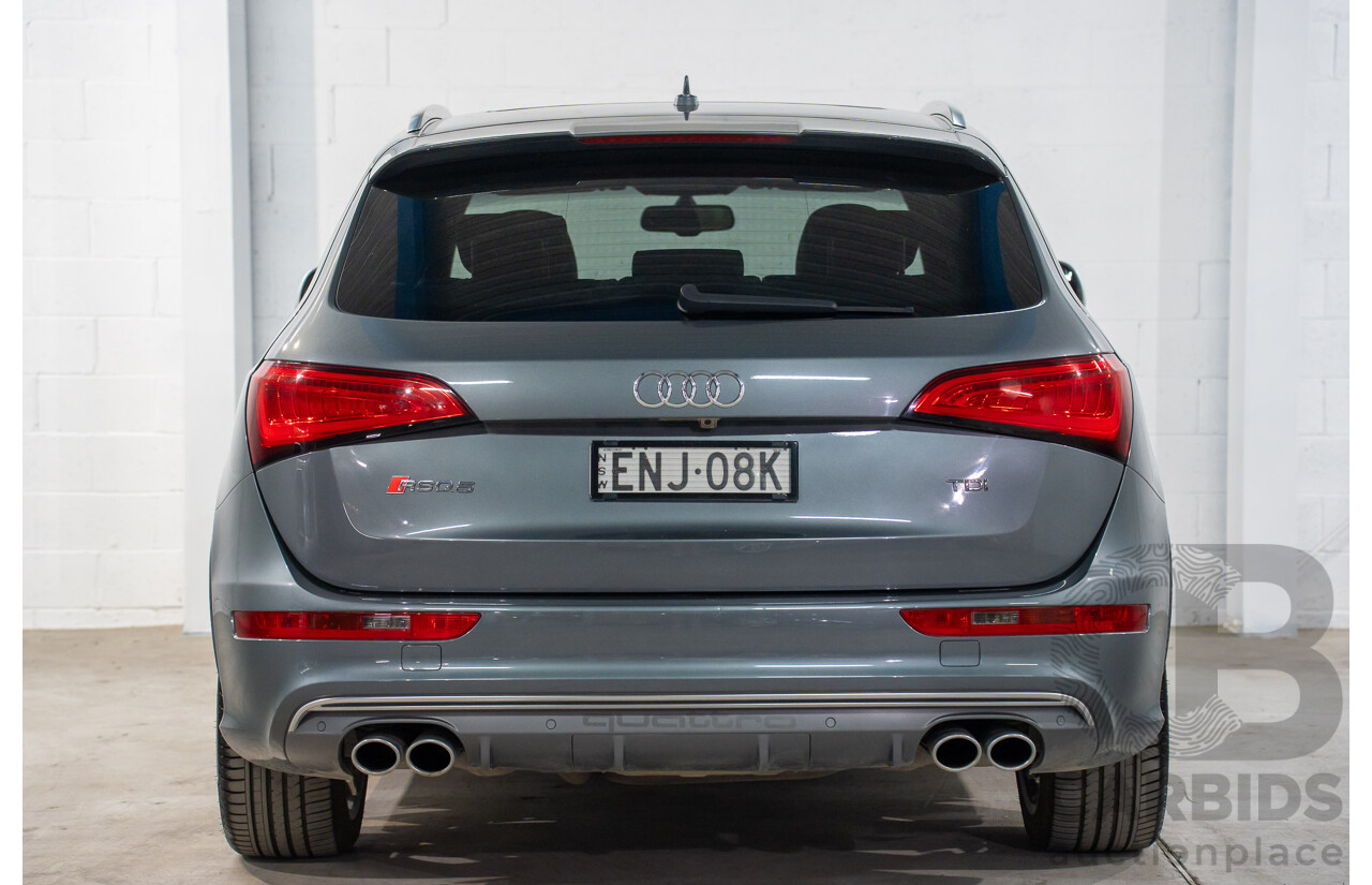1/2015 Audi SQ5 3.0 TDI Quattro 8R MY15 5d Wagon Monsoon Grey Metallic Twin Turbo Diesel V6 3.0L