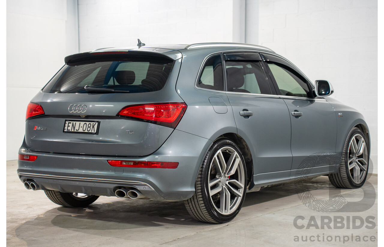 1/2015 Audi SQ5 3.0 TDI Quattro 8R MY15 5d Wagon Monsoon Grey Metallic Twin Turbo Diesel V6 3.0L