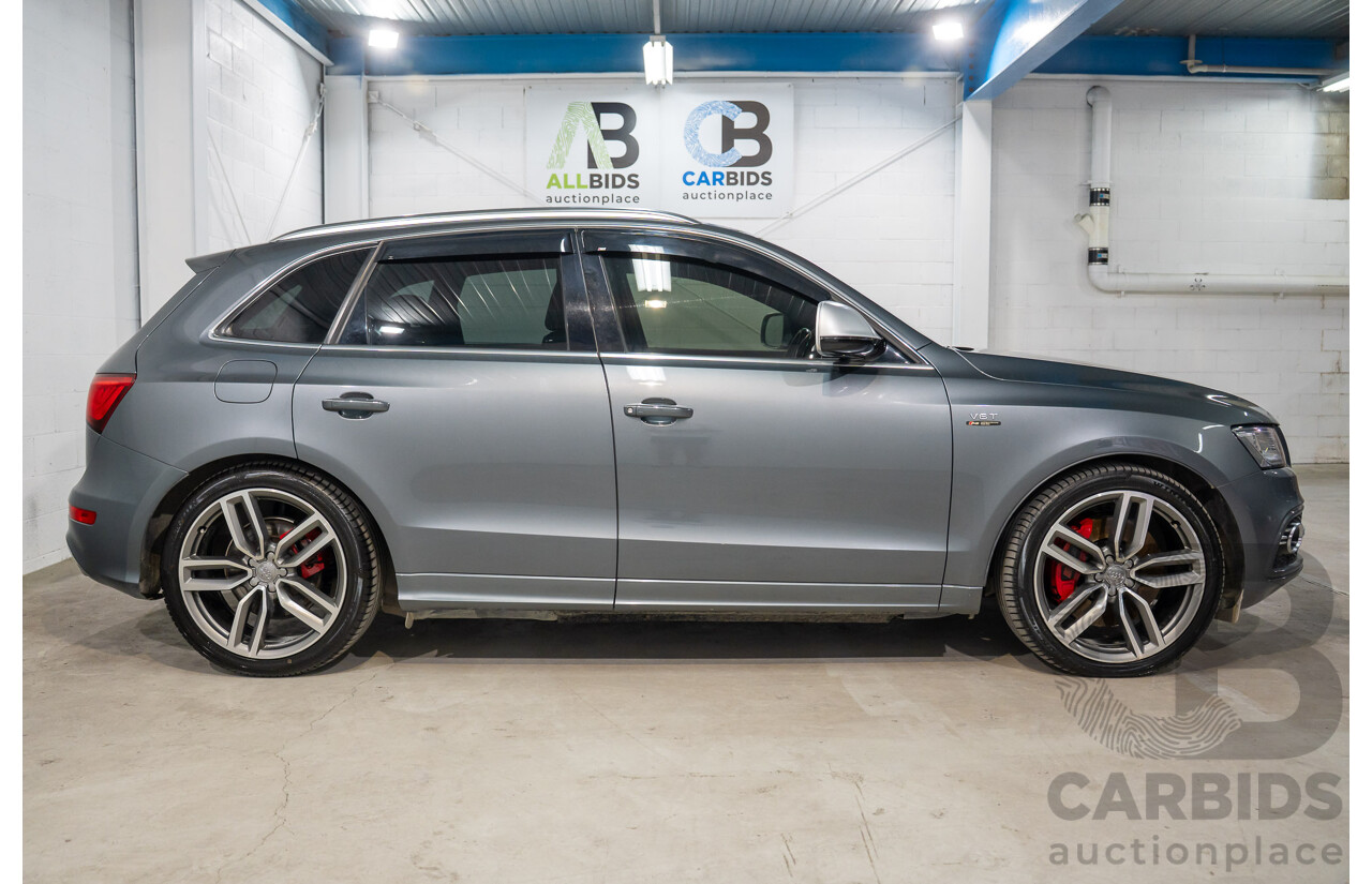 1/2015 Audi SQ5 3.0 TDI Quattro 8R MY15 5d Wagon Monsoon Grey Metallic Twin Turbo Diesel V6 3.0L