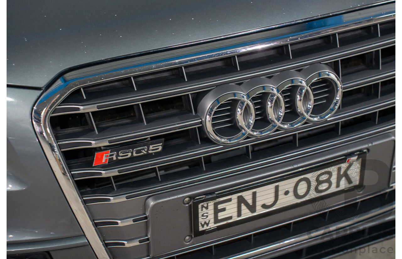 1/2015 Audi SQ5 3.0 TDI Quattro 8R MY15 5d Wagon Monsoon Grey Metallic Twin Turbo Diesel V6 3.0L
