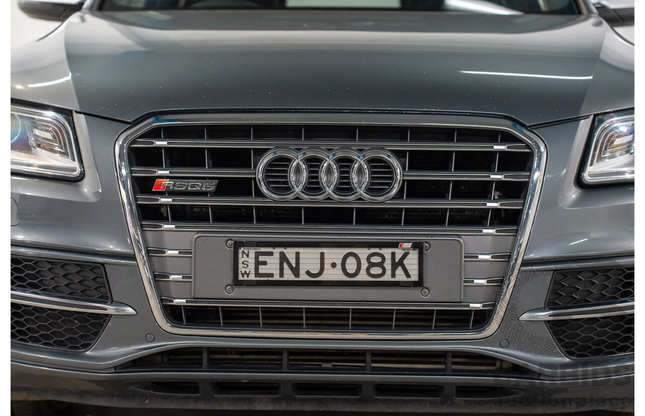 1/2015 Audi SQ5 3.0 TDI Quattro 8R MY15 5d Wagon Monsoon Grey Metallic Twin Turbo Diesel V6 3.0L
