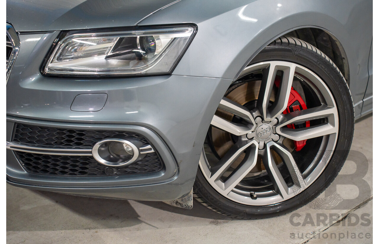 1/2015 Audi SQ5 3.0 TDI Quattro 8R MY15 5d Wagon Monsoon Grey Metallic Twin Turbo Diesel V6 3.0L