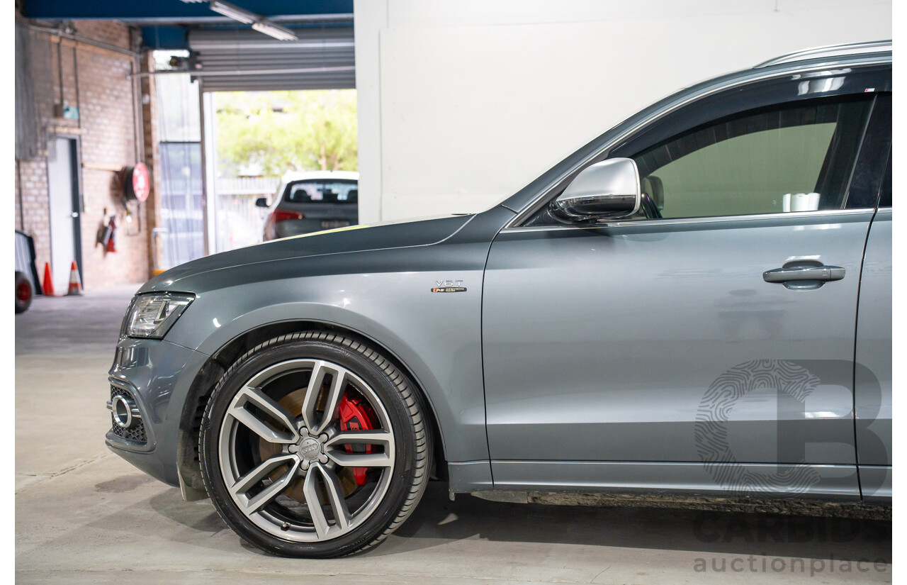 1/2015 Audi SQ5 3.0 TDI Quattro 8R MY15 5d Wagon Monsoon Grey Metallic Twin Turbo Diesel V6 3.0L