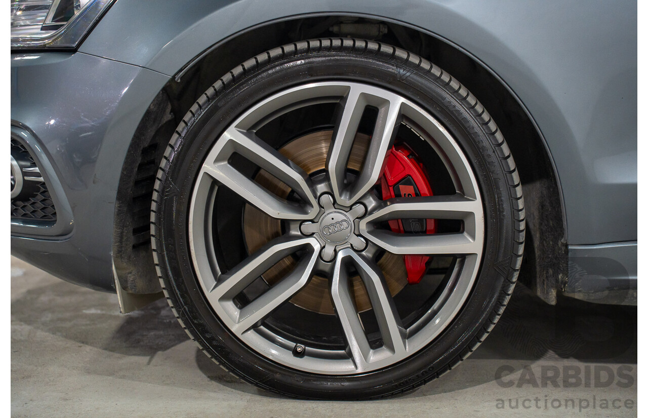 1/2015 Audi SQ5 3.0 TDI Quattro 8R MY15 5d Wagon Monsoon Grey Metallic Twin Turbo Diesel V6 3.0L