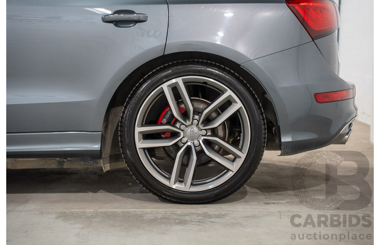 1/2015 Audi SQ5 3.0 TDI Quattro 8R MY15 5d Wagon Monsoon Grey Metallic Twin Turbo Diesel V6 3.0L