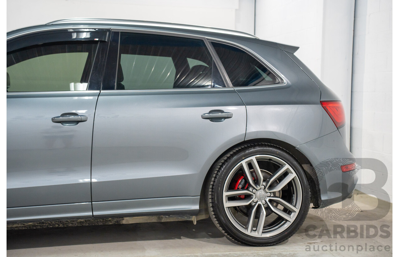 1/2015 Audi SQ5 3.0 TDI Quattro 8R MY15 5d Wagon Monsoon Grey Metallic Twin Turbo Diesel V6 3.0L
