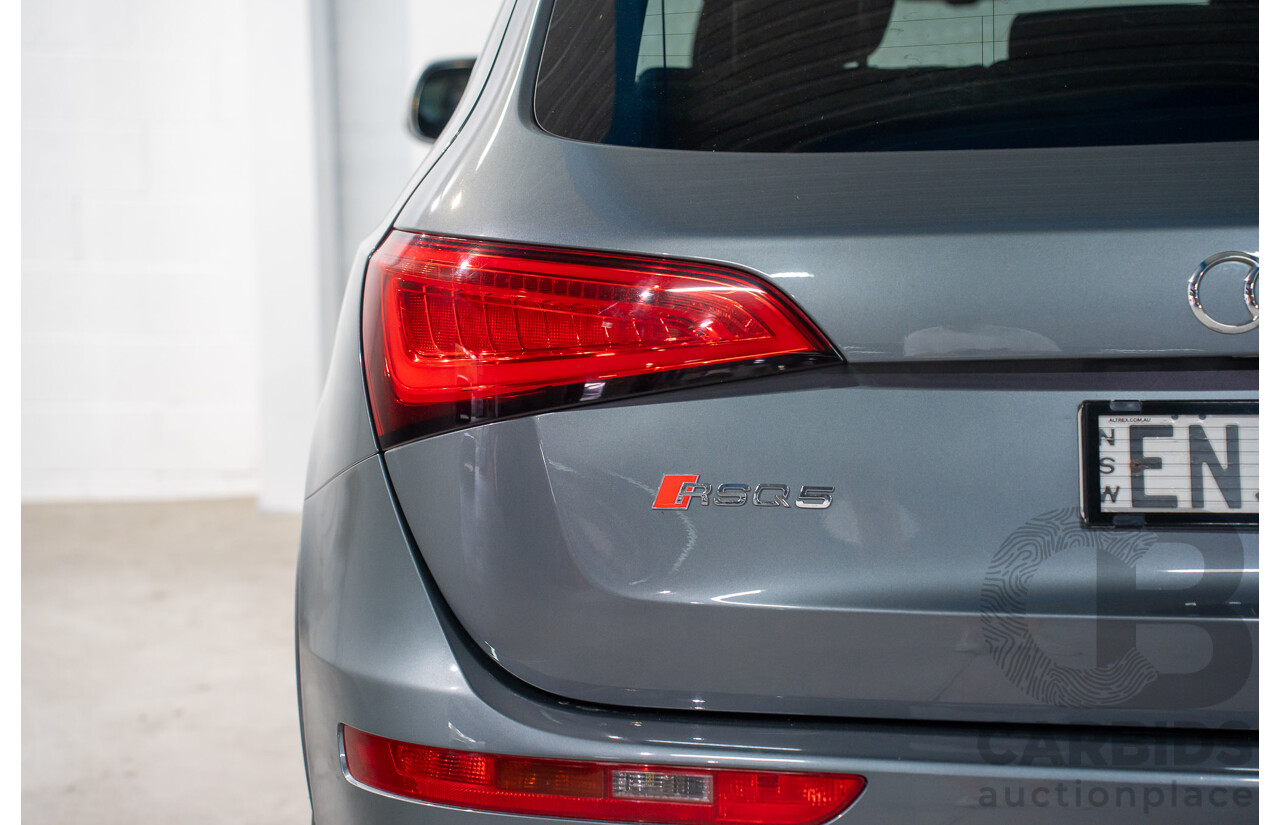 1/2015 Audi SQ5 3.0 TDI Quattro 8R MY15 5d Wagon Monsoon Grey Metallic Twin Turbo Diesel V6 3.0L