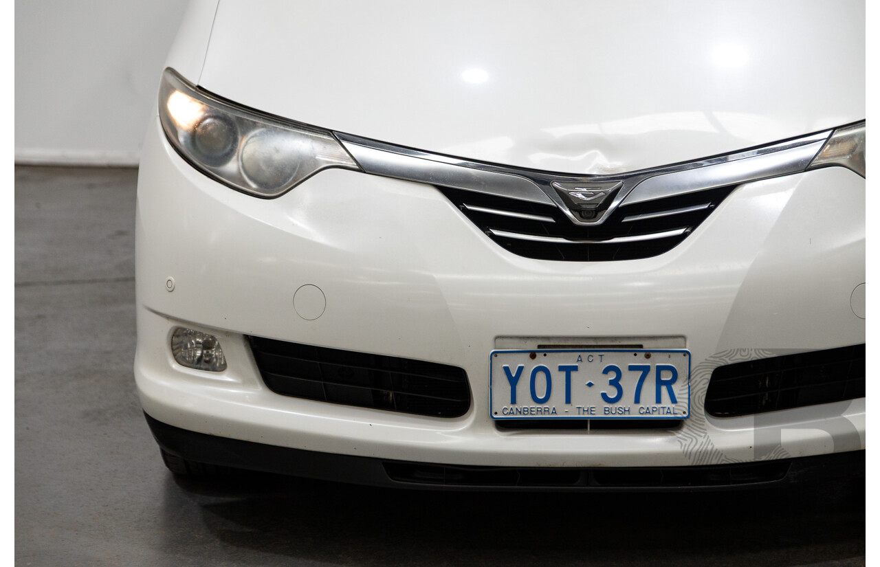 11/2007 Toyota Estima Hybrid (AWD) AHR20W 4d Wagon White 2.4L - 8 Seats