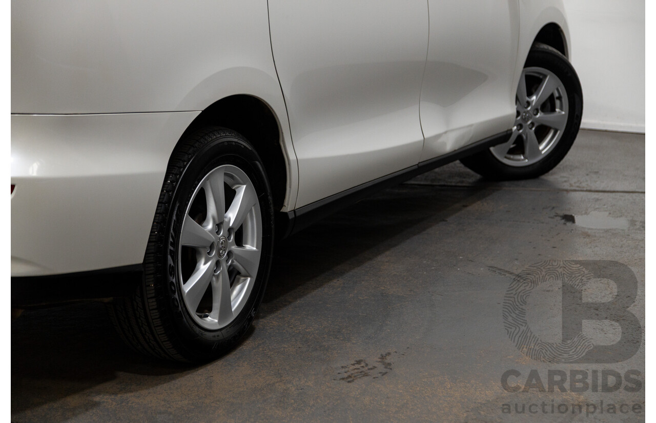 11/2007 Toyota Estima Hybrid (AWD) AHR20W 4d Wagon White 2.4L - 8 Seats