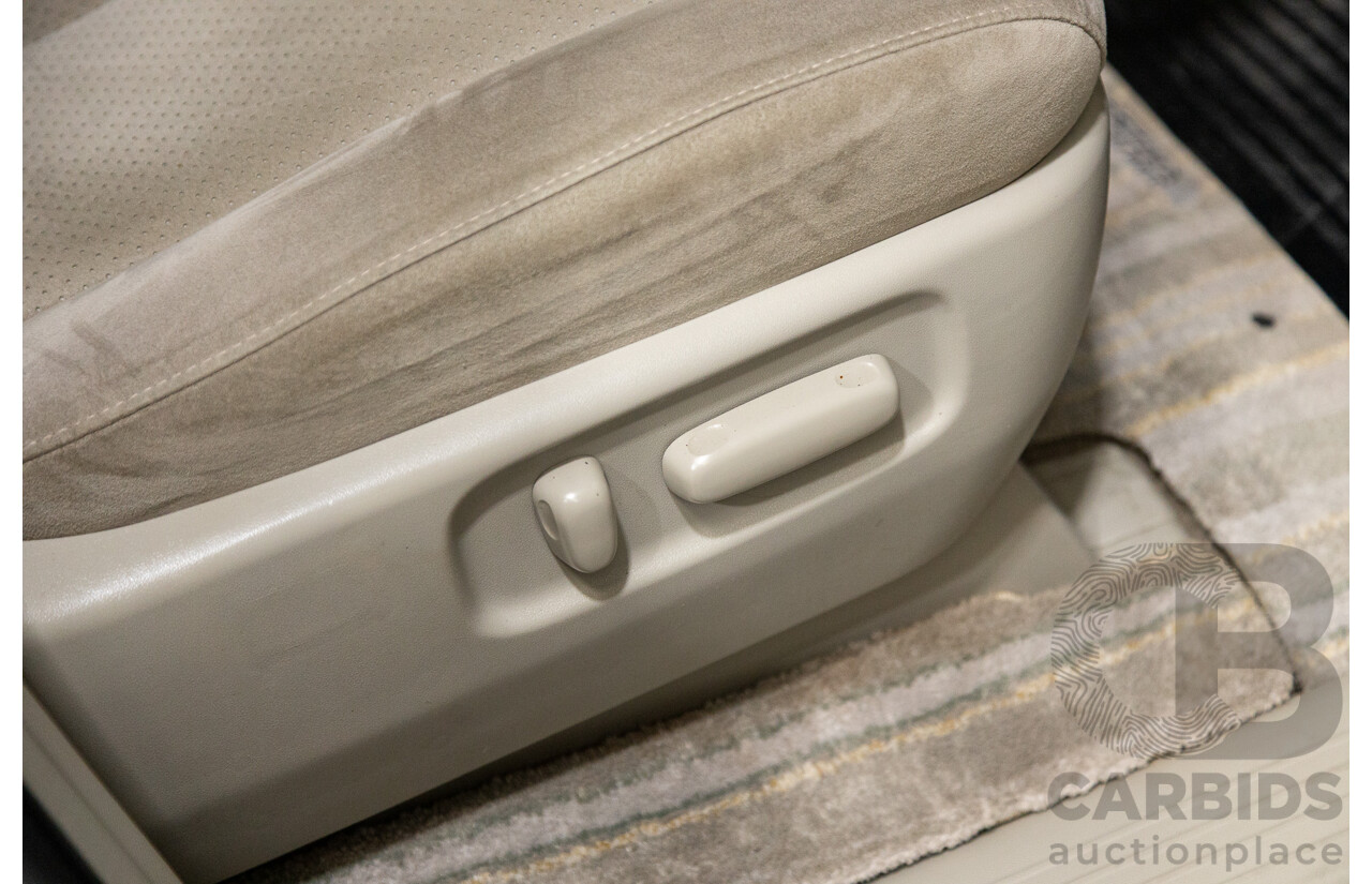 11/2007 Toyota Estima Hybrid (AWD) AHR20W 4d Wagon White 2.4L - 8 Seats