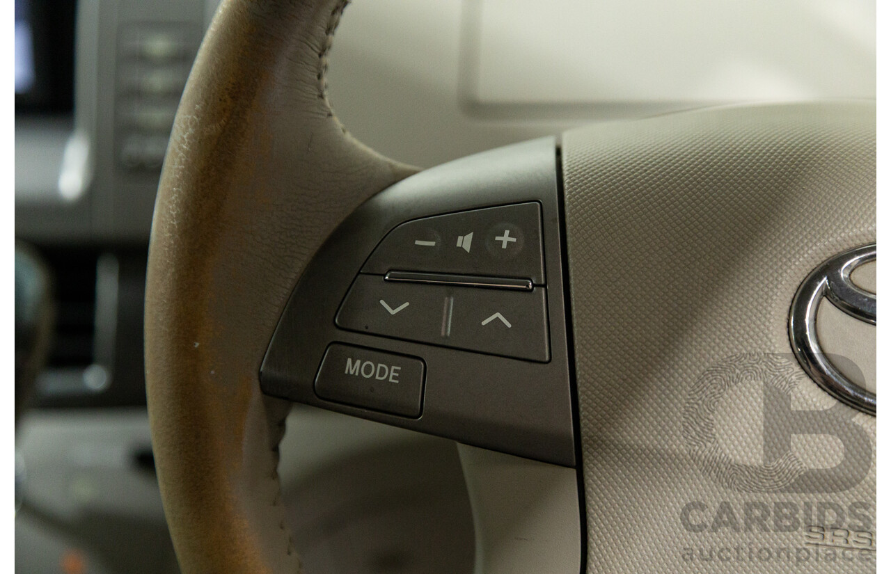 11/2007 Toyota Estima Hybrid (AWD) AHR20W 4d Wagon White 2.4L - 8 Seats