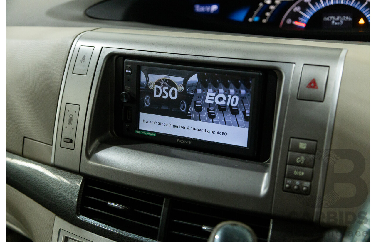 11/2007 Toyota Estima Hybrid (AWD) AHR20W 4d Wagon White 2.4L - 8 Seats