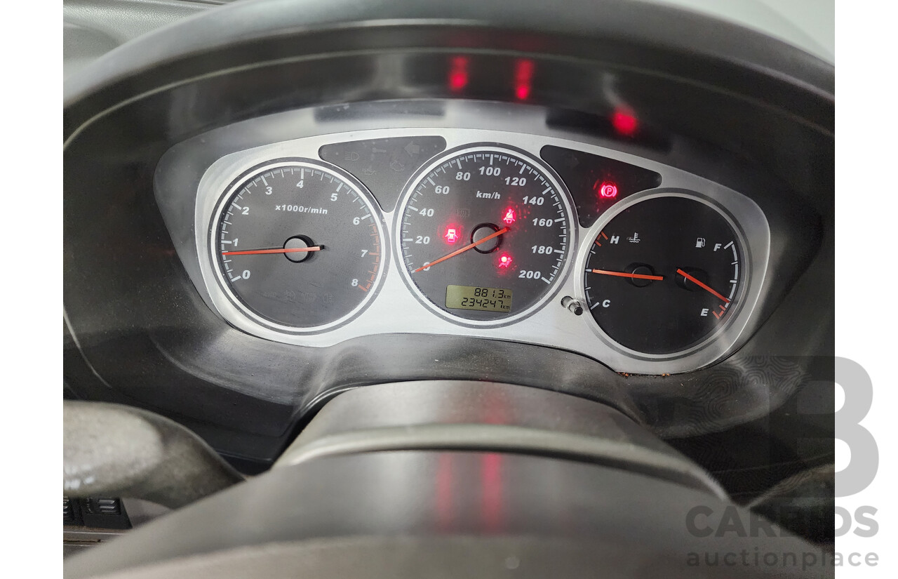 6/2009 Great Wall V240 (4x4) K2 Dual Cab Utility White 2.4L