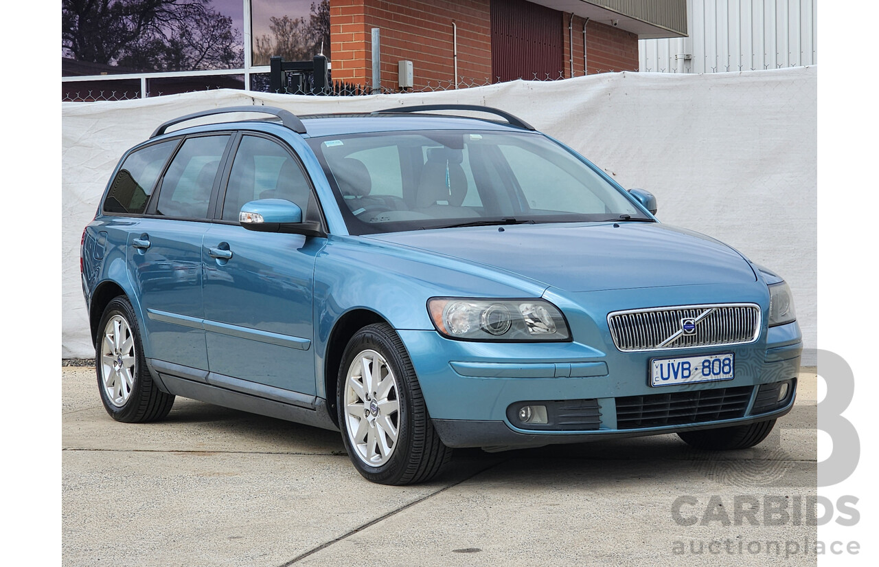 3/2007 Volvo V50 2.4 S MY07 4d Wagon Blue 2.4L