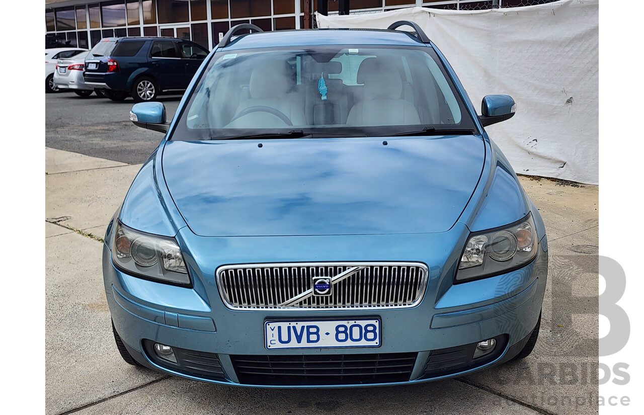 3/2007 Volvo V50 2.4 S MY07 4d Wagon Blue 2.4L