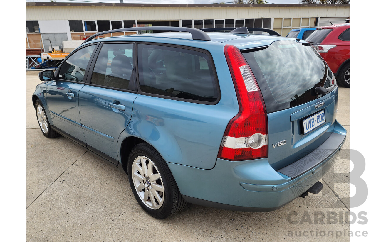 3/2007 Volvo V50 2.4 S MY07 4d Wagon Blue 2.4L