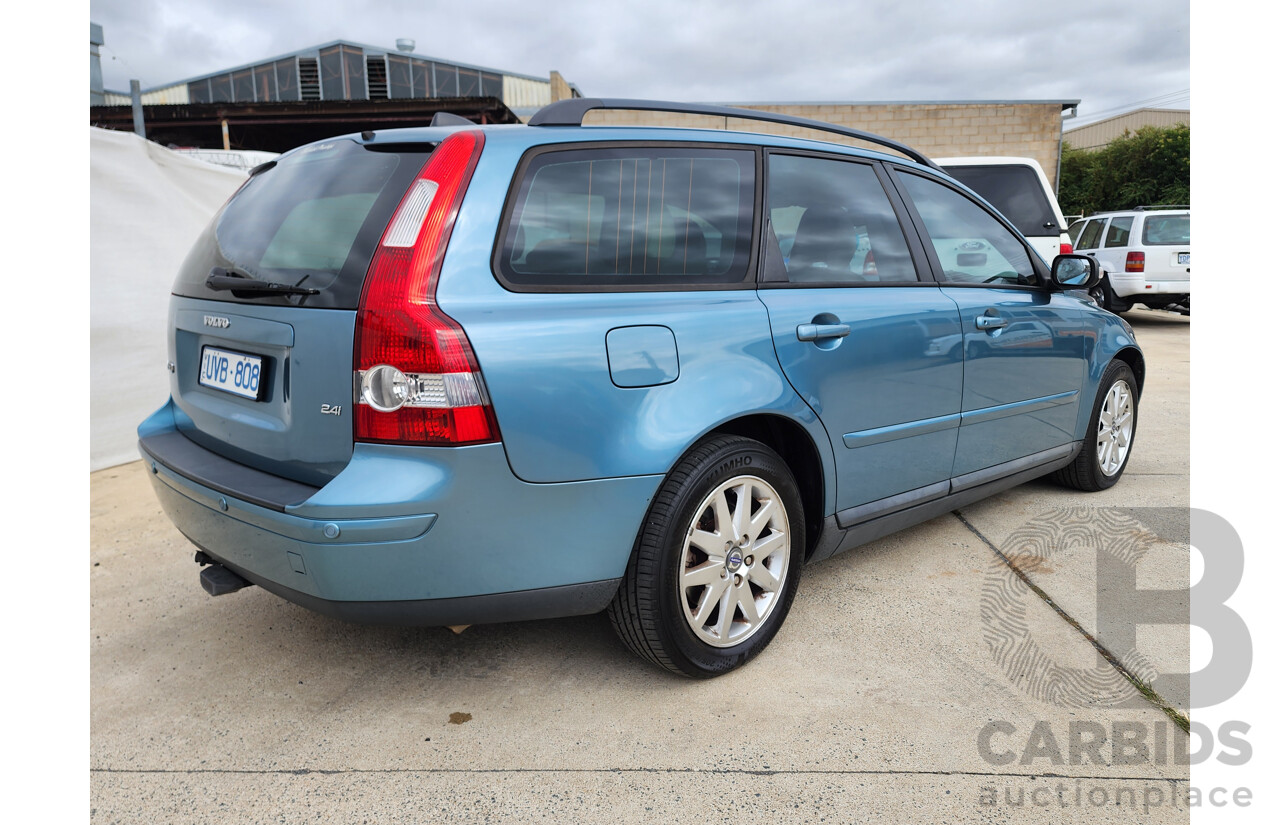 3/2007 Volvo V50 2.4 S MY07 4d Wagon Blue 2.4L