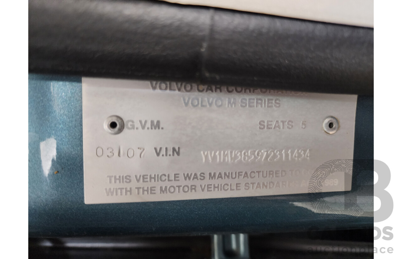 3/2007 Volvo V50 2.4 S MY07 4d Wagon Blue 2.4L