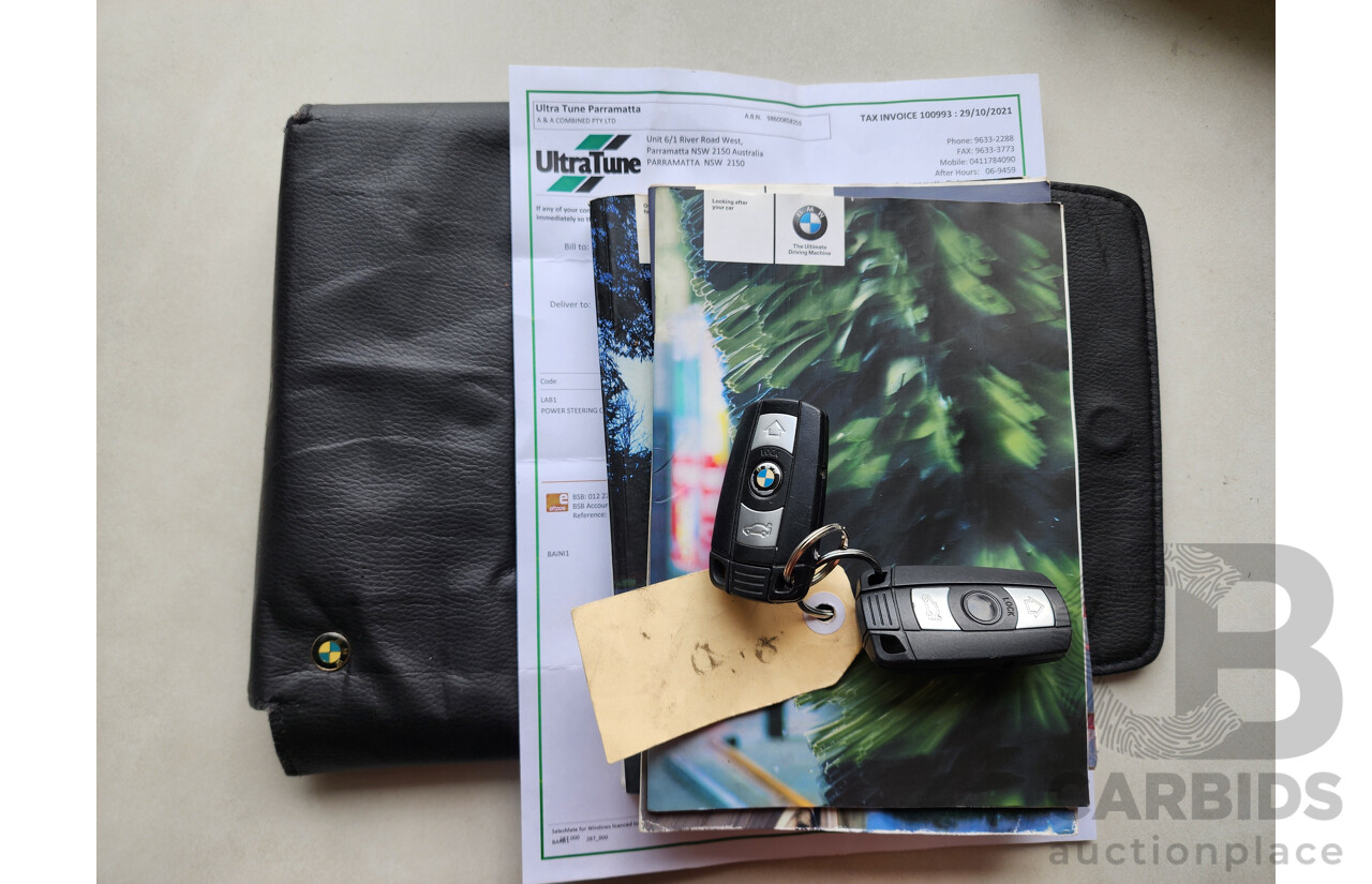 2/2008 Bmw 3 20d Executive E90 07 UPGRADE 4d Sedan Black 2.0L