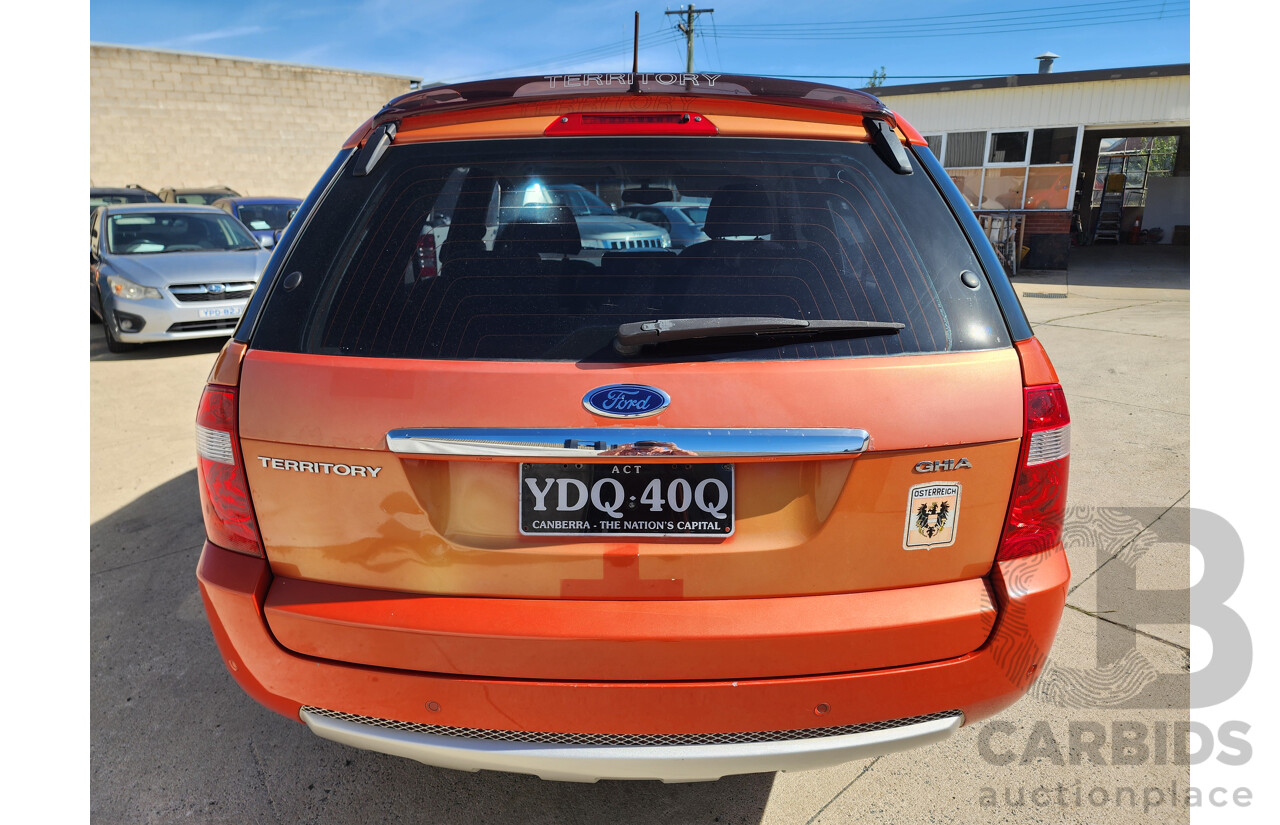 5/2004 Ford Territory GHIA (4x4) SX 4d Wagon Orange 4.0L