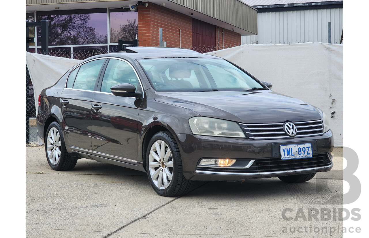 4/2012 Volkswagen Passat 118 TSI 3C MY12 4d Sedan Brown 1.8L