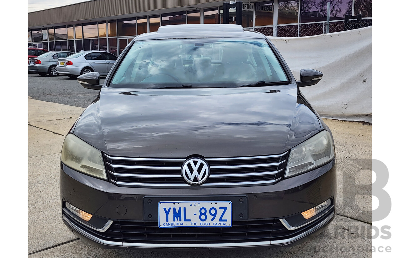 4/2012 Volkswagen Passat 118 TSI 3C MY12 4d Sedan Brown 1.8L