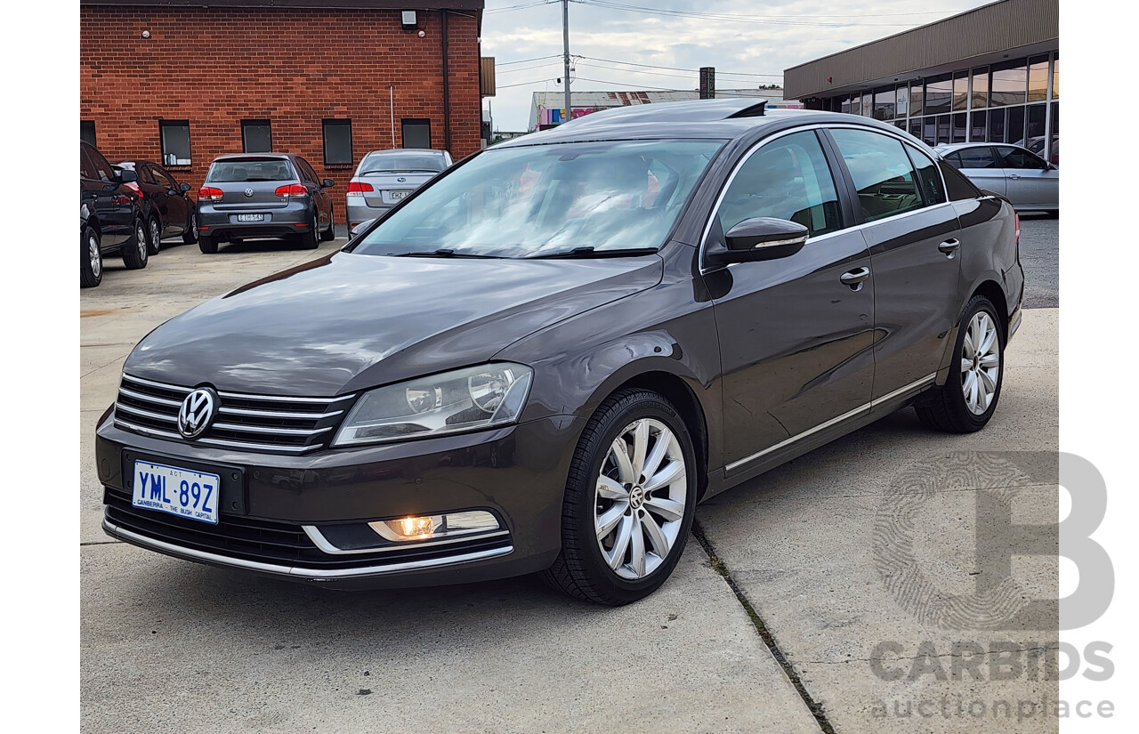 4/2012 Volkswagen Passat 118 TSI 3C MY12 4d Sedan Brown 1.8L