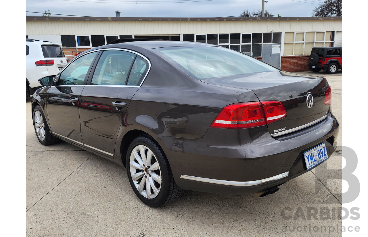 4/2012 Volkswagen Passat 118 TSI 3C MY12 4d Sedan Brown 1.8L