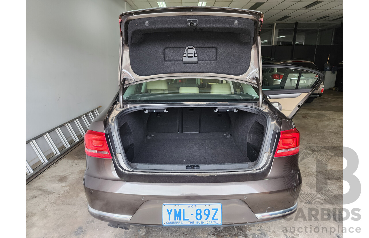 4/2012 Volkswagen Passat 118 TSI 3C MY12 4d Sedan Brown 1.8L