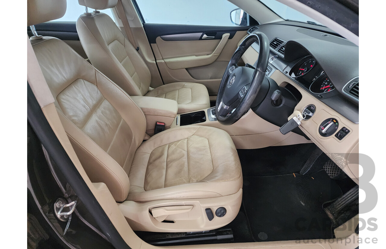 4/2012 Volkswagen Passat 118 TSI 3C MY12 4d Sedan Brown 1.8L