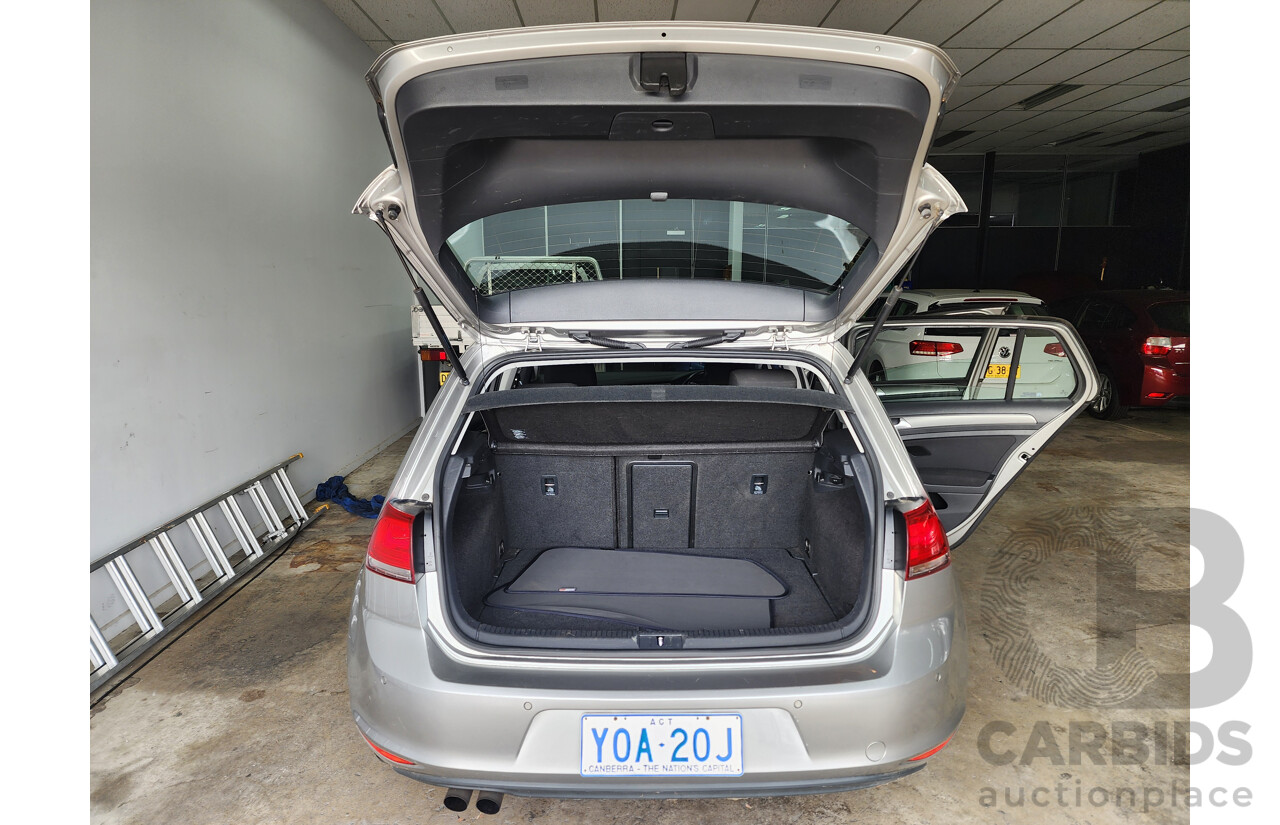 11/2013 Volkswagen Golf 90 TSI Comfortline AU 5d Hatchback Silver 1.4L