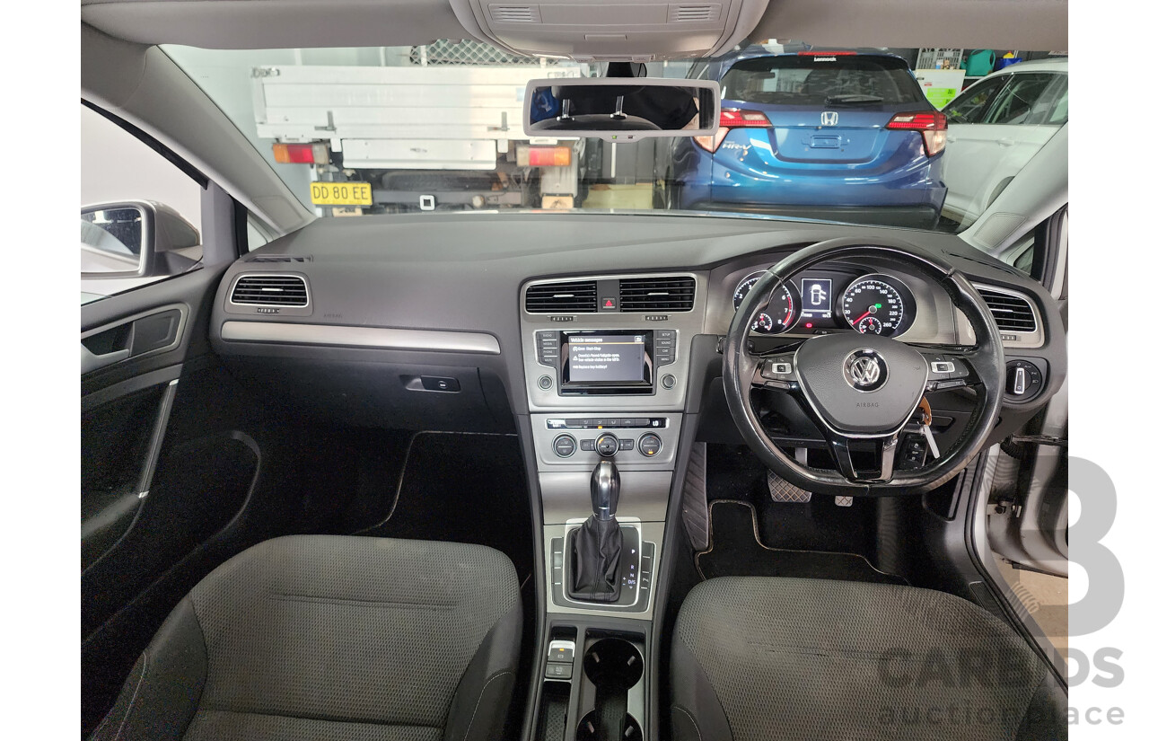 11/2013 Volkswagen Golf 90 TSI Comfortline AU 5d Hatchback Silver 1.4L