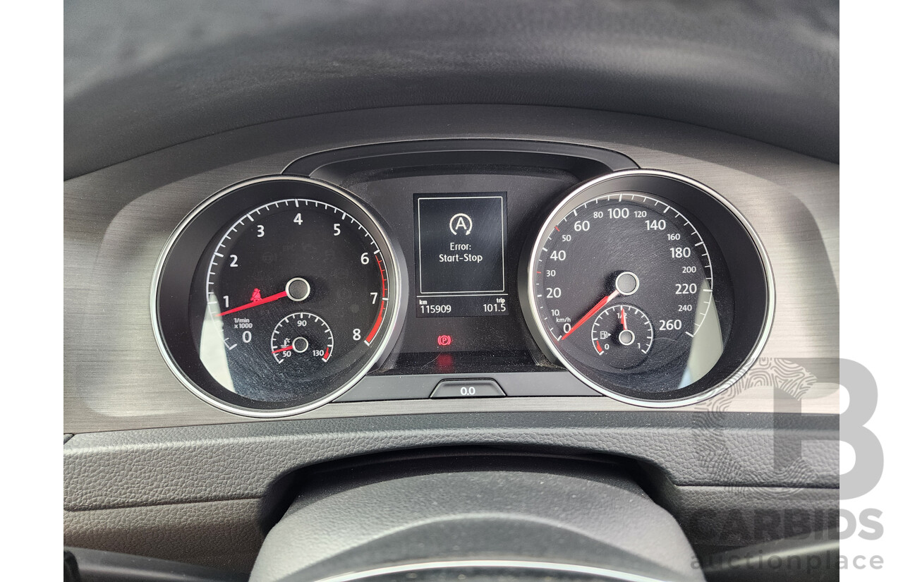 11/2013 Volkswagen Golf 90 TSI Comfortline AU 5d Hatchback Silver 1.4L