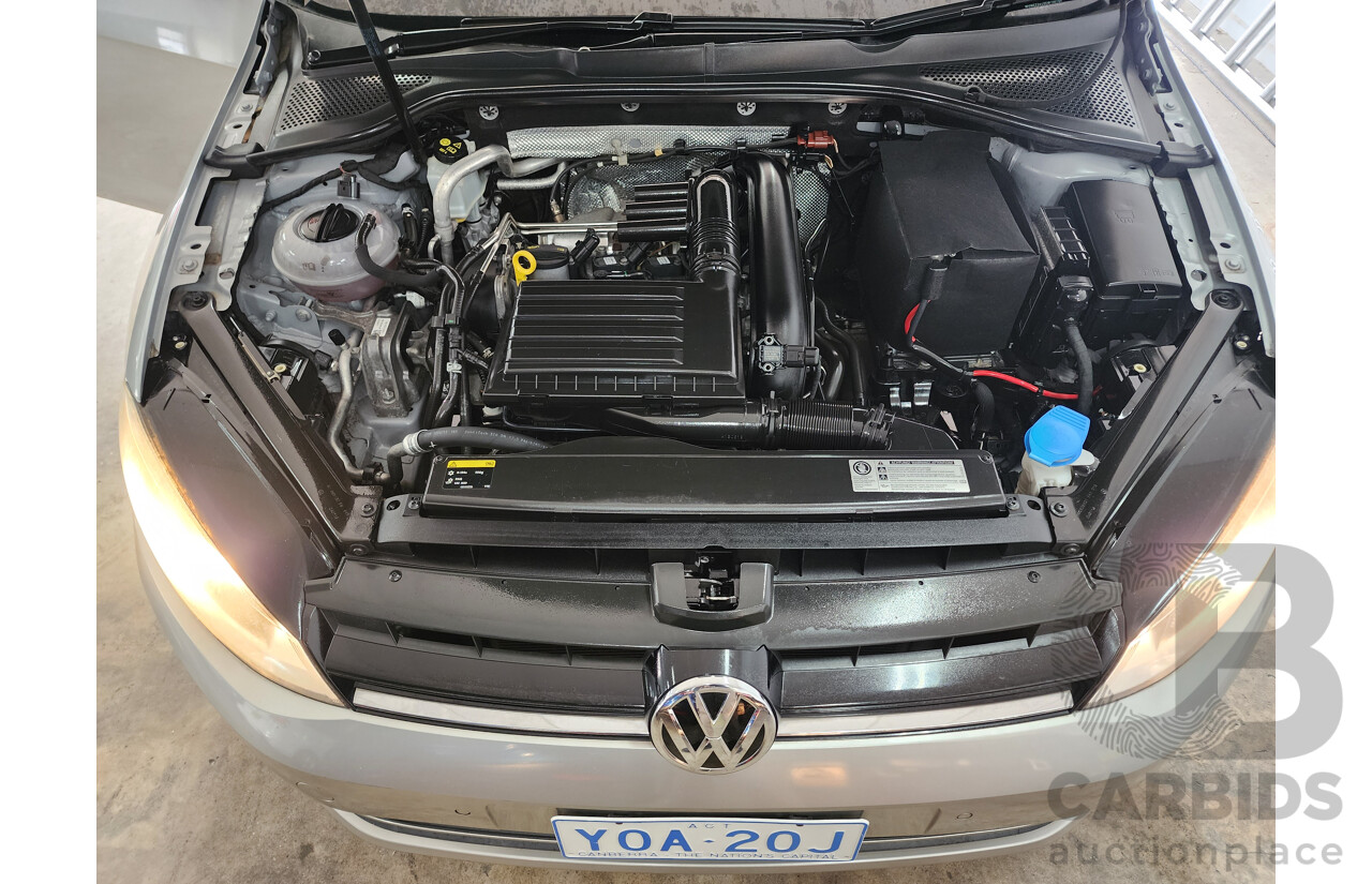11/2013 Volkswagen Golf 90 TSI Comfortline AU 5d Hatchback Silver 1.4L