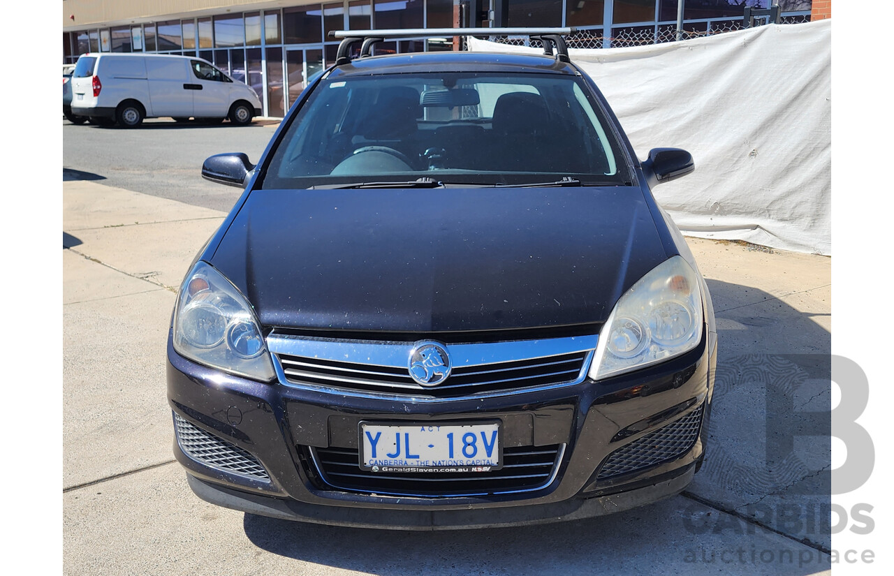 1/2008 Holden Astra CD AH MY08 5d Hatchback Black 1.8L