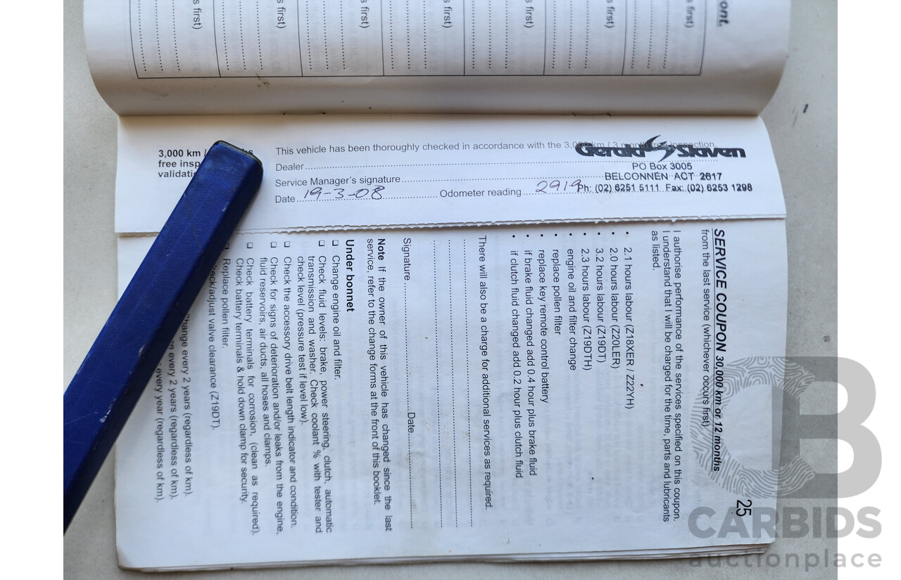 1/2008 Holden Astra CD AH MY08 5d Hatchback Black 1.8L