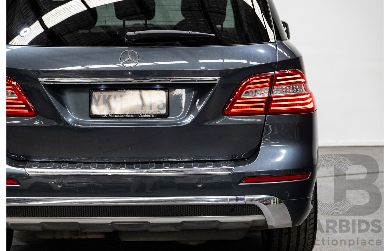 08/2014 Mercedes-Benz ML350 AMG Pack CDI BLUETEC (AWD) W166 MY14 4D Wagon Tenorite Grey Metallic Turbo Diesel 3.0L