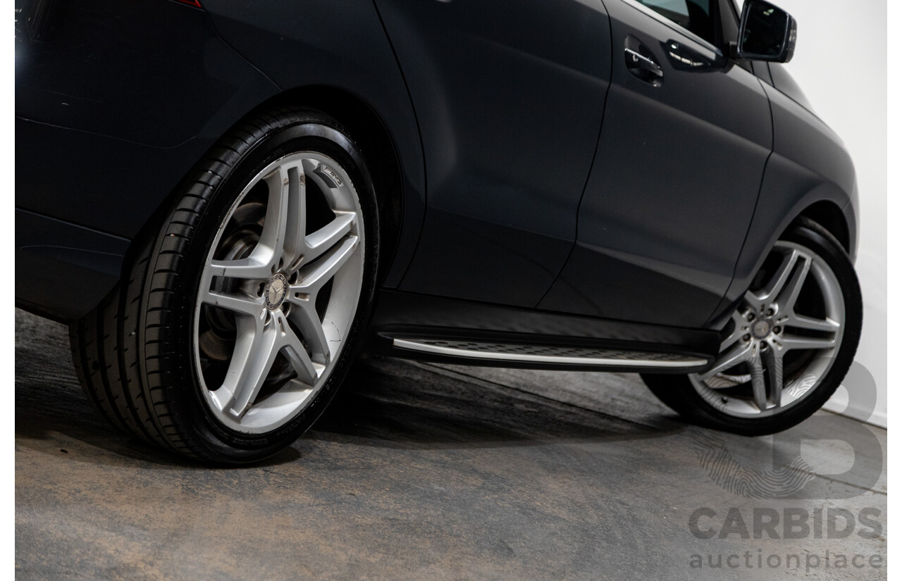 08/2014 Mercedes-Benz ML350 AMG Pack CDI BLUETEC (AWD) W166 MY14 4D Wagon Tenorite Grey Metallic Turbo Diesel 3.0L