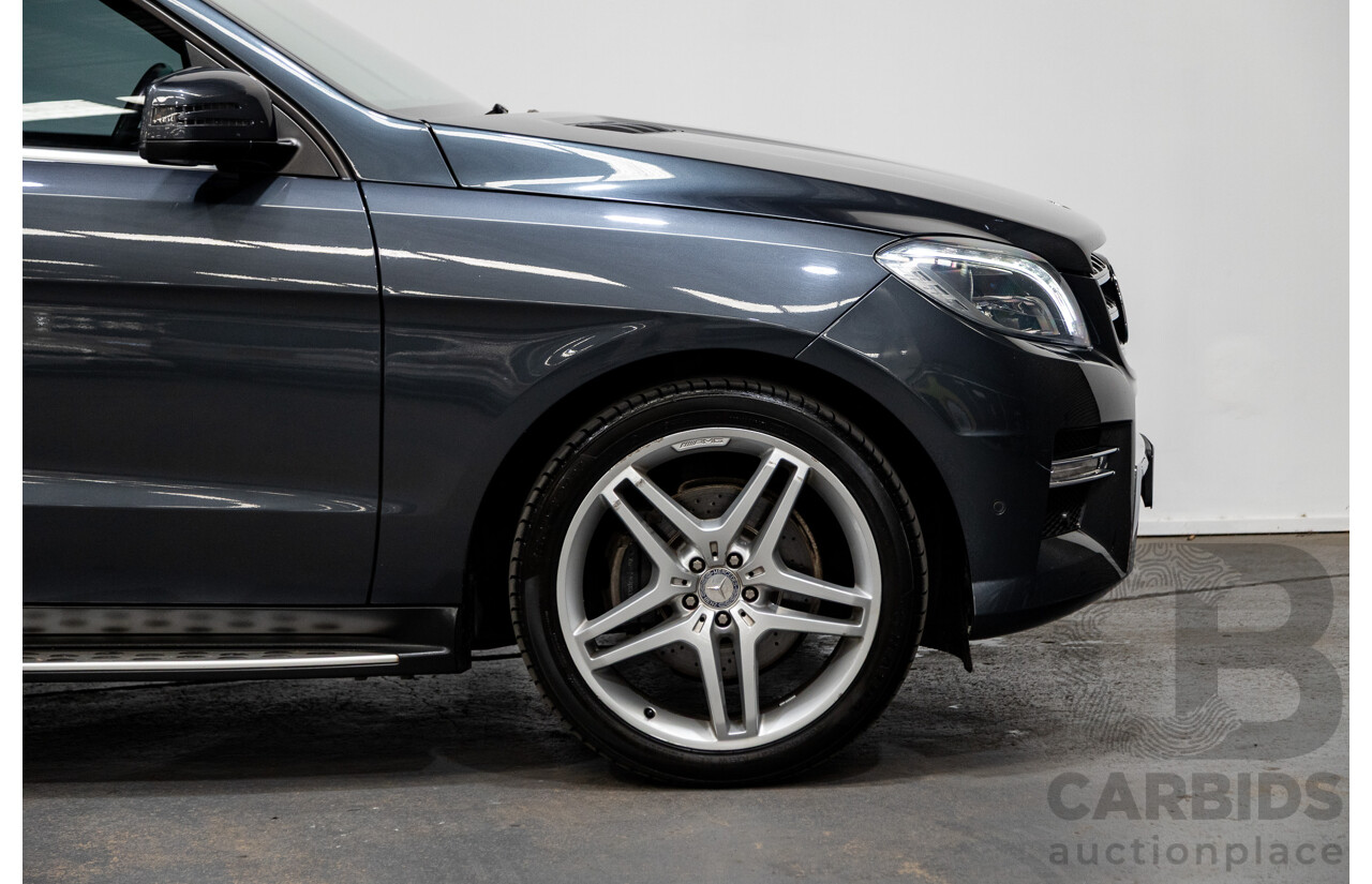 08/2014 Mercedes-Benz ML350 AMG Pack CDI BLUETEC (AWD) W166 MY14 4D Wagon Tenorite Grey Metallic Turbo Diesel 3.0L