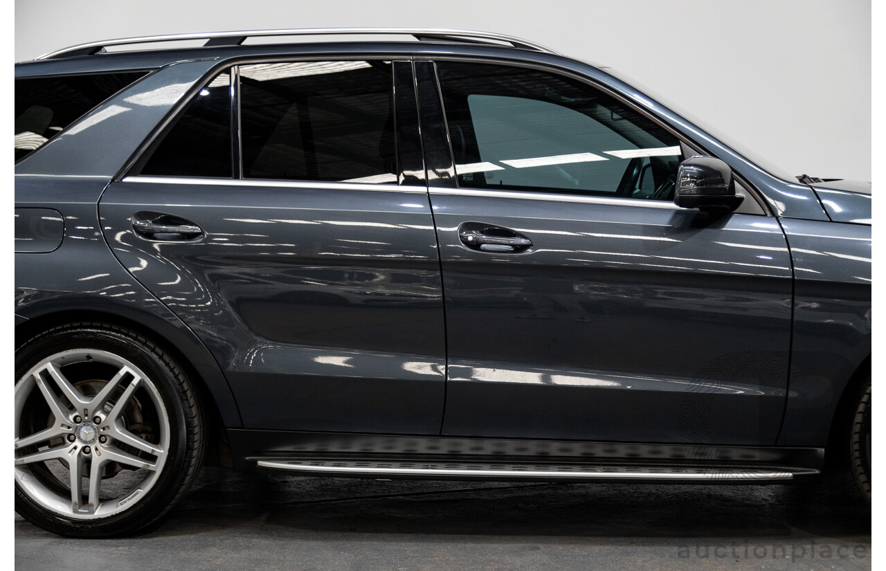 08/2014 Mercedes-Benz ML350 AMG Pack CDI BLUETEC (AWD) W166 MY14 4D Wagon Tenorite Grey Metallic Turbo Diesel 3.0L