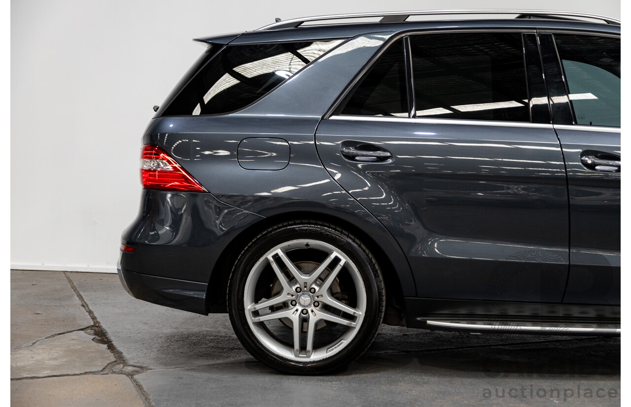 08/2014 Mercedes-Benz ML350 AMG Pack CDI BLUETEC (AWD) W166 MY14 4D Wagon Tenorite Grey Metallic Turbo Diesel 3.0L