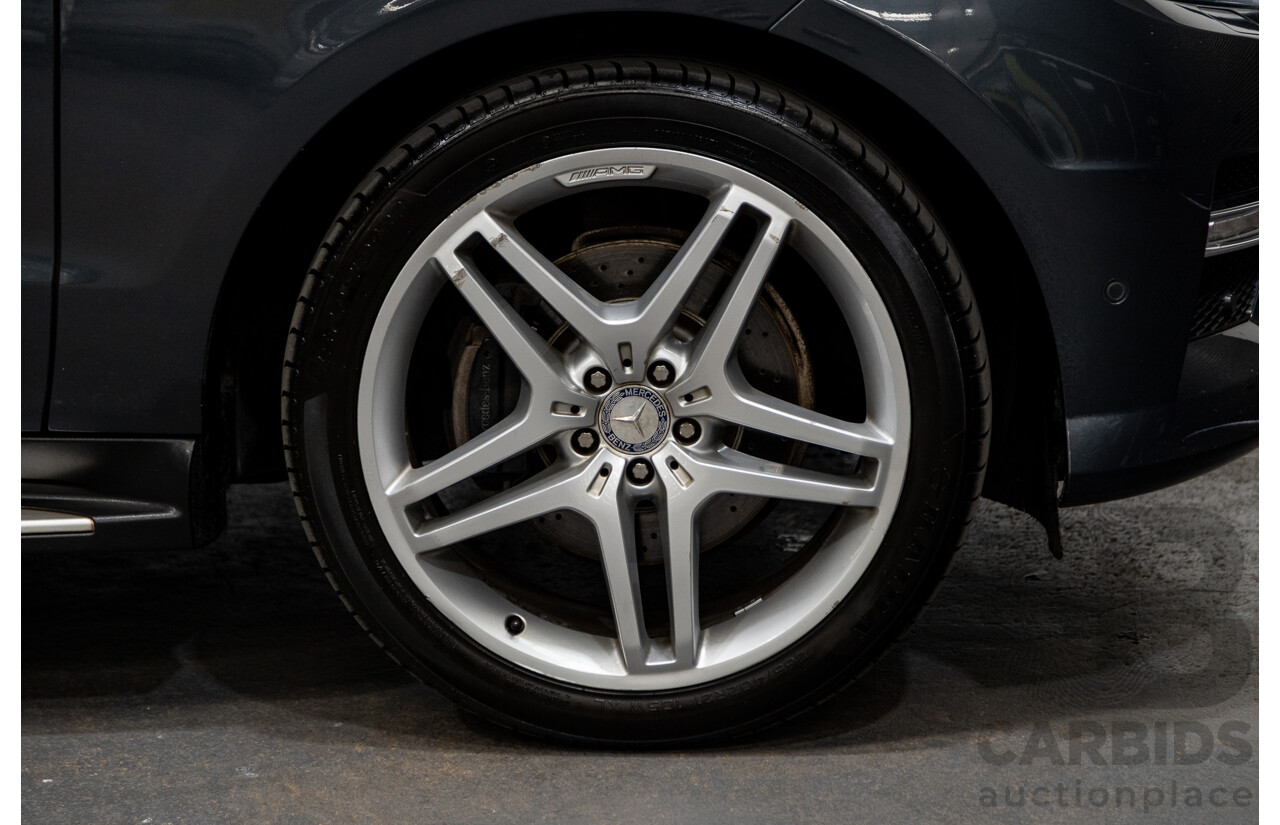 08/2014 Mercedes-Benz ML350 AMG Pack CDI BLUETEC (AWD) W166 MY14 4D Wagon Tenorite Grey Metallic Turbo Diesel 3.0L